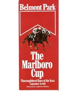 1981 - September 19th - Belmont Park &quot;Marlboro Cup&quot; program - PLEASANT C... - £31.69 GBP
