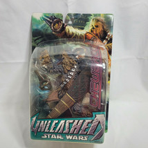 Star Wars Unleashed CHEWBACCA 8-Inch Action Figure 2005 NIP Green Card Shield - £30.29 GBP