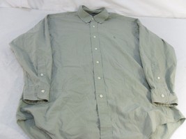 Ralph Lauren Dress Shirt small defects Broken cuff button/ writing by ta... - $12.20