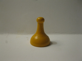 1950 Clue Board Game Piece: Colonel Mustard Player Pawn - £0.98 GBP