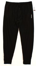 Reebok Black Cotton Blend Slim Fit Sleepwear Lounge Pants Men&#39;s XL  NWT - £31.45 GBP