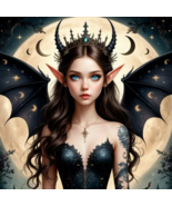 Full Moon Elven  Enchantress & Dark Arts Alchemist Spirit Companion - $59.99