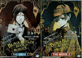 DVD Black Butler Kuroshitsuji Book of Murder OVA Part 1 Part 2 + Track Shipping  - £34.55 GBP