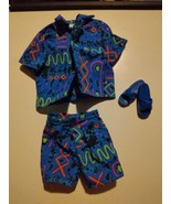 Vtg 1992 Mattel Glitter Beach Ken Outfit   Excellent Pre-owned Condition - $24.74