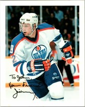 Jimmy Carson Edmonton Oilers Autographed 8x10 Photo NHL Hockey  - €14,57 EUR