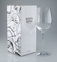 Kosta Boda Line XL Wine Glass 30 cc 7021513 w/ Box - £41.53 GBP
