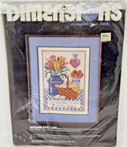 Dimensions 10x14” KITCHEN STILL LIFE Cross Stitch Kit #3080 Karen Avery ... - £9.53 GBP