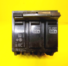 ⚡GENERAL ELECTRIC GE THQB32050 50A 240VAC 3POLE 3-PHASE BOLT ON CIRCUIT ... - €30,92 EUR