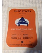 Vintage Chop Sticks Piano Solo By Arthur De Lulli Sheet Music - £3.91 GBP