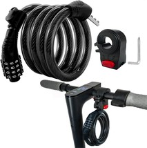 E Scooter Lock,Bike Lock Combination Lock Cable Compatible For Xiaomi - $35.96