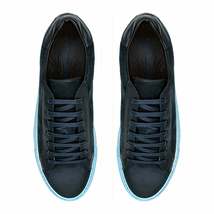 Giovacchini by Belvedere Sneakers Made In Italy Suede Rino Antique Navy Blue image 3