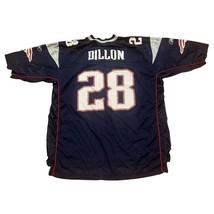 Reebok New England Patriots Corey Dillon #28 Blue NFL Jersey Men&#39;s Size XL - $39.99