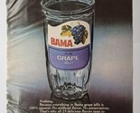 1976 Bama Grape Jelly 8&quot; X 11&quot; Magazine Ad - £7.03 GBP