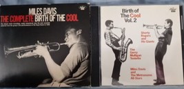 2 Miles Davis Cds - Birth Of The Cool - Vol 1 &amp; 2 - Shorty Rogers,Gerry Mulligan - £11.05 GBP