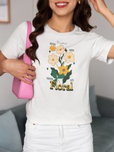Classic Floral Tee, Vintage Blossom Tee, Shirt for Women, Nature Inspire... - $25.15+