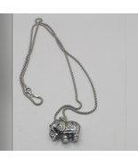 ATI Indonesia Sterling 925 Silver Bali Elephant Pendant necklace - $61.54 CAD