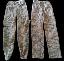 U.S. AIR FORCE PANTS CARGO CAMO W 28 BUTTON ELASTIC LEGS STRAIGHT (2) - £23.36 GBP