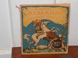 Vintage 1937 Dr. Morse’s Almanac and Weather Forecast Booklet - $221.44 MXN