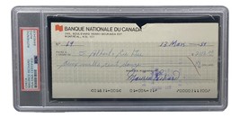 Maurice Richard Firmado Montreal Canadiens Banco Cuadros #69 PSA / DNA - £194.43 GBP