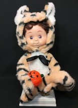 Santa&#39;s Best RARE Tiger Boy Halloween Kids Animated Lighted Pumpkin Work... - £156.53 GBP