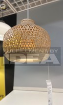 Brand New IKEA MISTERHULT Bamboo Pendant Lamp 404.410.25 - £102.30 GBP