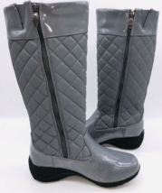 Khombu Marylin Size 6.5 M Women&#39;s Waterproof Quilted Zip-Up Winter Boots... - $28.10 CAD