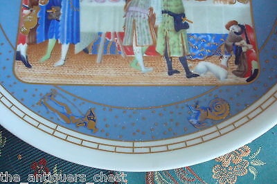 D'Arceau Limoges collector plate "January" NIB with original box and certs ORIGI Item image 4