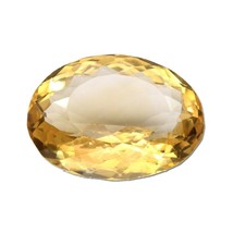 13.7Ct Naturale Giallo Citrino (Sunella) Taglio Ovale Gemma - $63.18