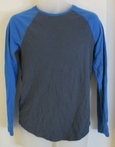 Goodfellow &amp; Co Mens Blue Long Sleeve Cotton Tee Shirt Size Small  - £11.10 GBP