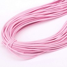 50 Yards 2mm High Elasticity Cord Round Beading Thread Strings Rope Elastic Band - £19.65 GBP