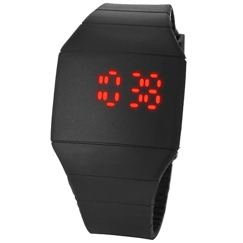 Ch screen watches men women ultra thin led digital watches plastic watches unisex reloj thumb200