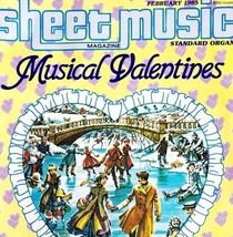 1985 Sheet Music Magazine Chord Organ February Mus8cal Valentines Vintag... - $19.99