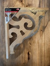 Ornamental Corner Bracket Unfinished Wood Corbel 12&quot;x10.5&quot; New - €12,93 EUR