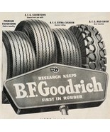 1949 B.F. Goodrich Automotive Tires Advertisement Vintage Automobilia E8L - $378.90 MXN