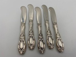 Set of 5 Towle Sterling Silver KING RICHARD Butter Spreaders (Sterling B... - $219.99