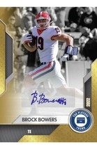 Brock Bowers RC /275 2022 GOLD Auto NIL Rookie Card Player Trunk - 2 Time CHAMPS - £73.26 GBP