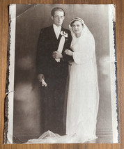 Large Wedding Photo Marriage Couple Photograph - £39.31 GBP