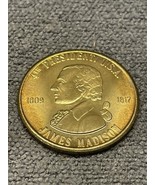 James Madison 4th President Coin Medal Token KG USA Presidential Election - $9.89