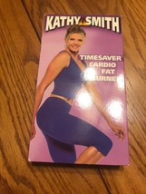 Kathy Smith - Timesaver Cardio Fat Burner VHS  SHIPS N 24h - £9.25 GBP