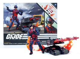 G.I. Joe Classified Series Cobra Scrap-Iron &amp; Anti-Armor Drone 6” Figure #74 NIB - £36.73 GBP