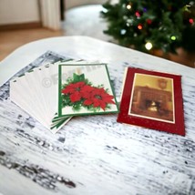 Lot 10 Vtg Christmas Cards &amp; Envelopes Holiday Elegance Collection Forget Me Not - £10.95 GBP