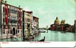Vtg Postcard Venezia Venice - Canal Grand Dall Accademia - Undivided - £3.99 GBP