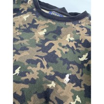 Polo Ralph Lauren Men Thermal Waffle Knit T Shirt Camo Camouflage Crew Large L - $19.77