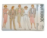 Vtg 1986 Butterick Pattern-3633 Taglie 14 16 18 Donna Giacca Pantaloni T... - $11.23