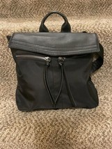 Botkier New York Nylon And Faux Leather Mini  Backpack Black - £11.85 GBP