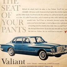 1960 Chrysler Valiant Advertisement Automobilia Torsion Aire 101 Horse D... - $29.99