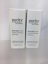 (2) Philosophy Purity Pore Extractor Exfoliating Clay Mask .17oz Deluxe ... - $5.31
