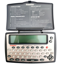 2006 Franklin Merriam Webster Electronic Pocket Dictionary Thesaurus MWD... - $465.81 MXN