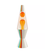 Lava Lite 14.5&quot; Tall Novelty Beach Orange Wax Clear Liquid Lava Lamp Bra... - £19.91 GBP