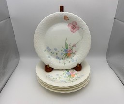 Set of 5 Mikasa Bone China SOMETHING BLUE Salad Plates - $59.99